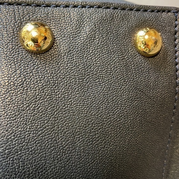 Michael Kors Saffiano Navy Blue leather Hamilton shoulder bag - Picture 9 of 9